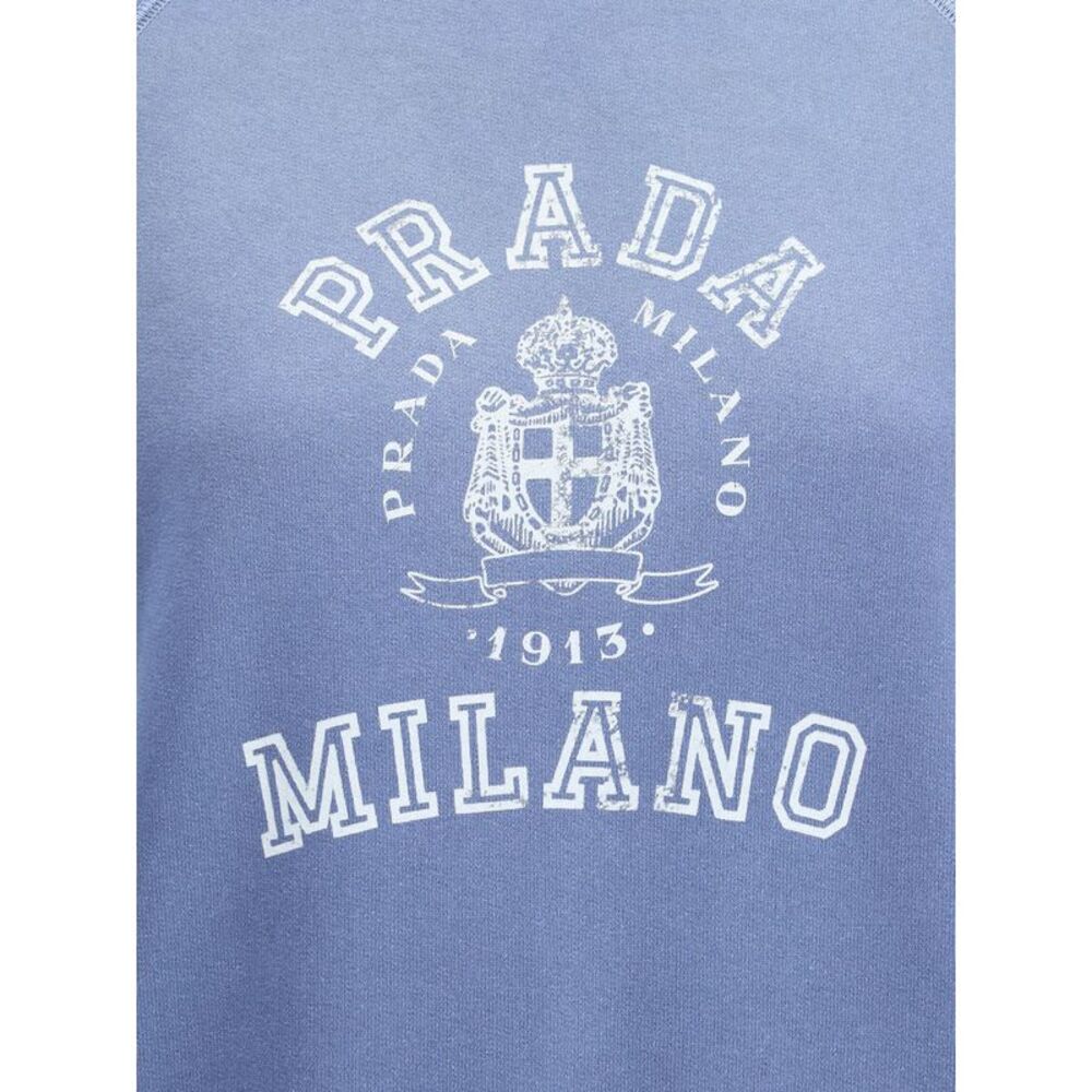 Prada Women Logo's Cotton Sweatshirt - Picture 3 of 3